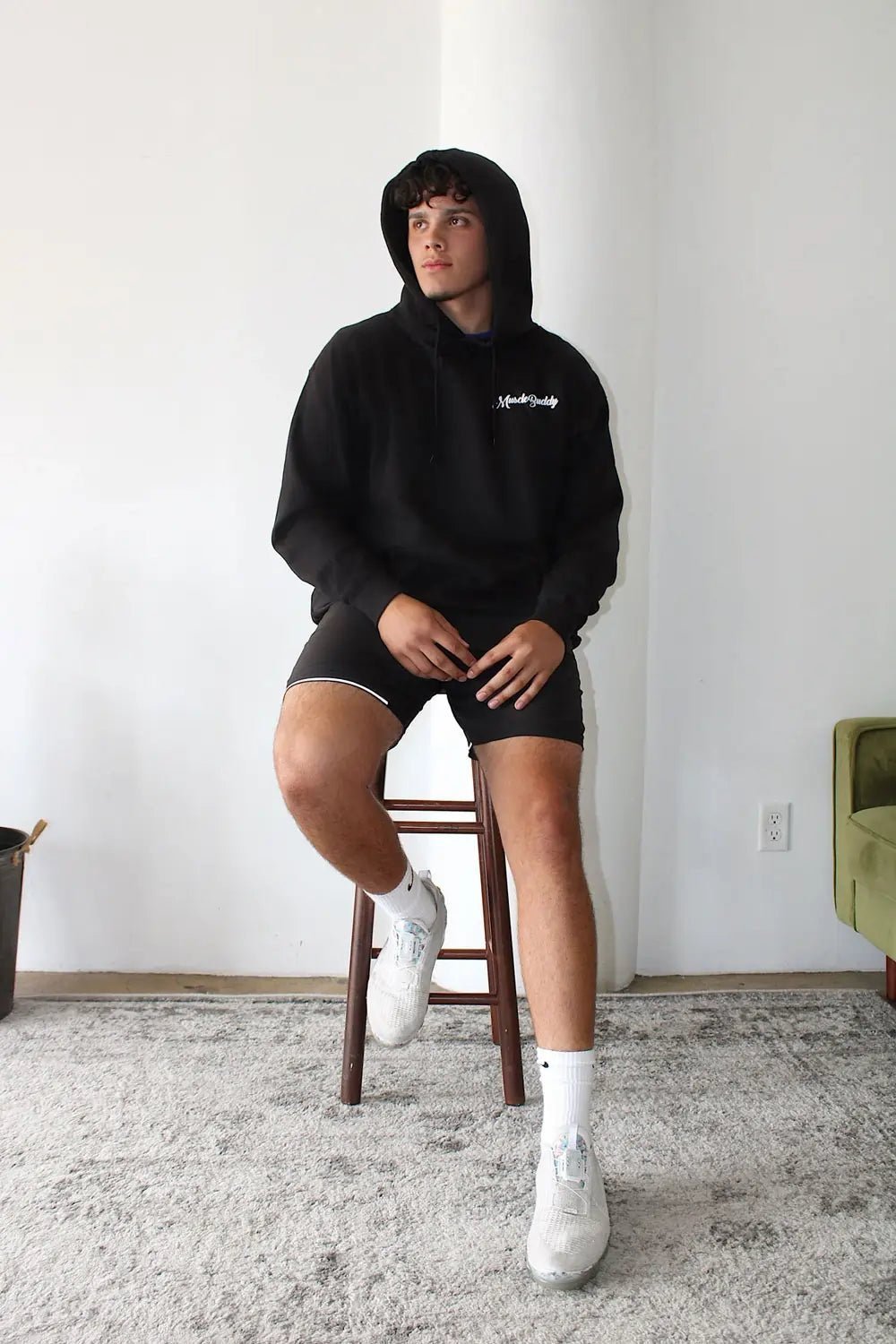 Muscle Hoodies Black Hoodie Comfy Hoodie